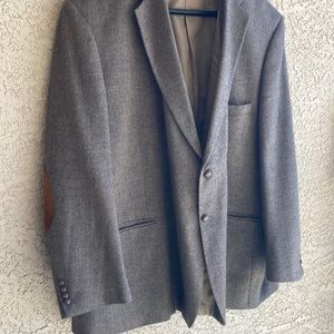 100% lamb‘s wool men’s extra  large dress jacket